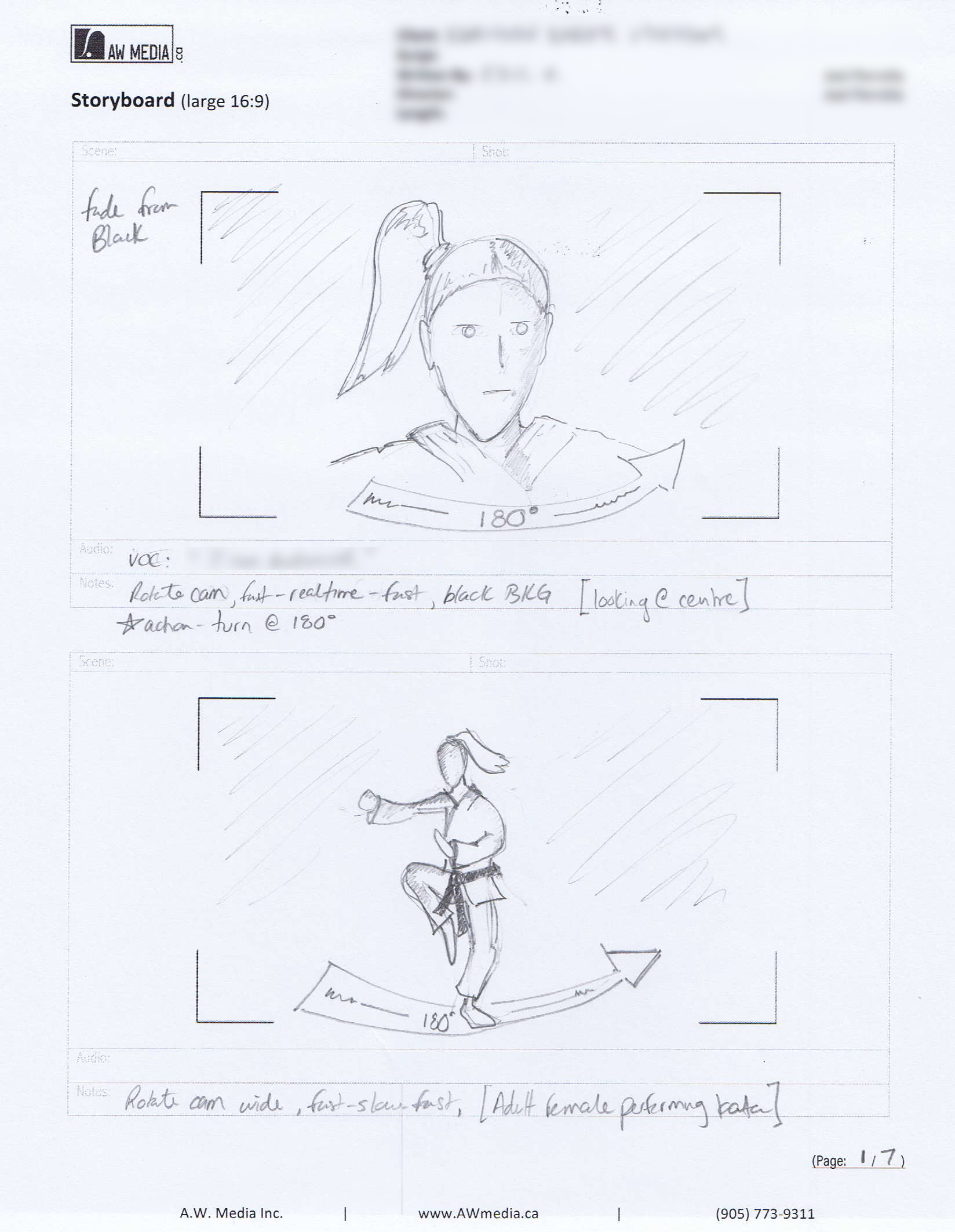 Storyboard Page